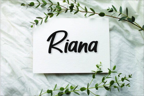 Meredian Font font preview - 1
