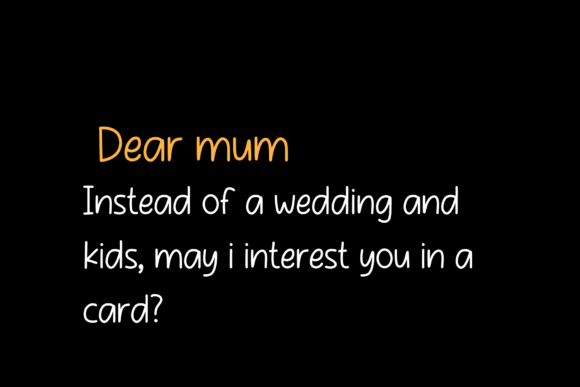 Mindful Writing Font PNG with transparent background - Preview 1