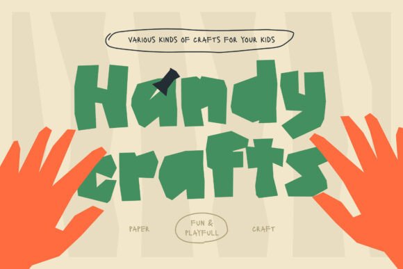 Paper Kuto Font PNG with transparent background - Preview 5