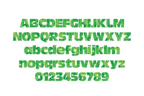 Patty Day Paisley Font PNG with transparent background - Preview 1