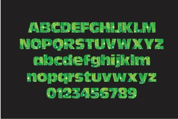 Patty Day Paisley Font PNG with transparent background - Preview 2