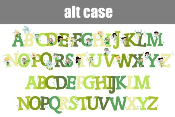 Pixie Luck Font PNG with transparent background - Preview 6