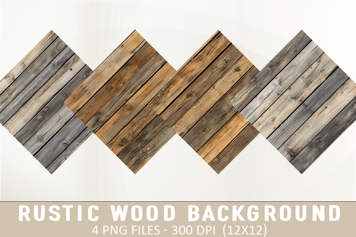 Rustic Wood Background Paper Graphic by Creative Art · Creative Fabrica