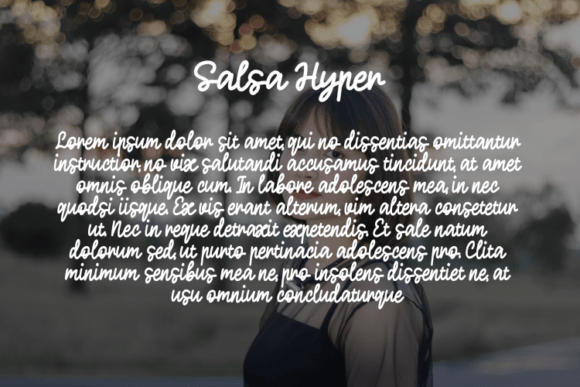 Salsa Hyper Font font preview - 2