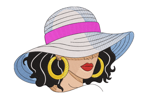 Woman in Summer Hat