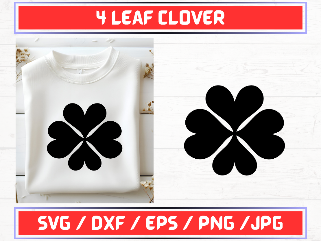 4 Leaf Clover SVG Graphic by KDP INTERIORS MARKET · Creative Fabrica