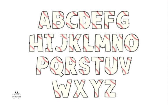 Baseball Font - Preview 2