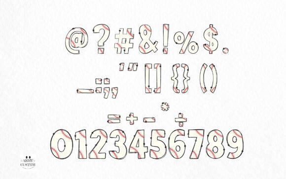 Baseball Font - Preview 3