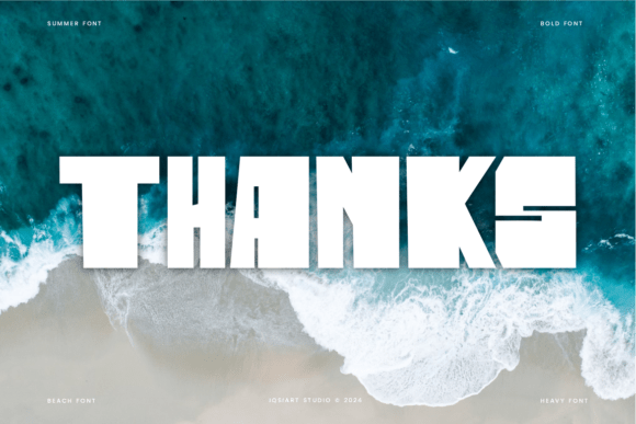 Beach Tarlon Font PNG with transparent background - Preview 6