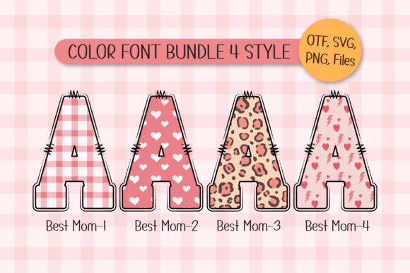 Best Mom Font PNG with transparent background - Preview 1