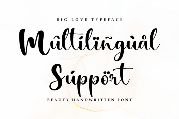 Big Love Font - Preview 5