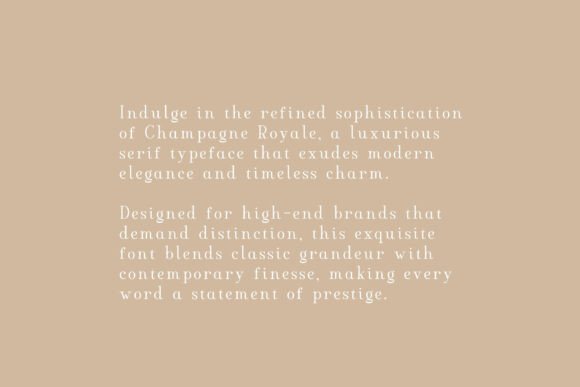 Champagne Royale Font - Preview 3