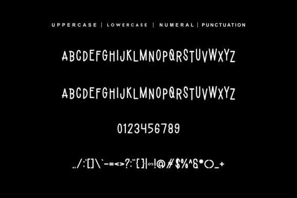 Chartaked Font - Preview 2