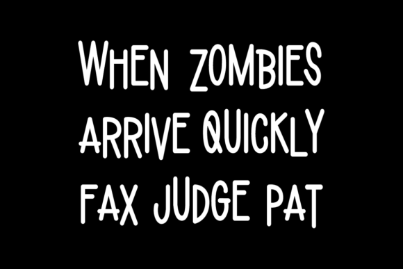 Chartaked Font - Preview 3