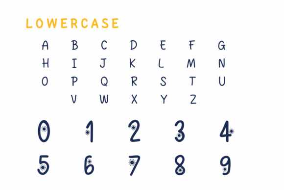 Cute Sun Font - Preview 2