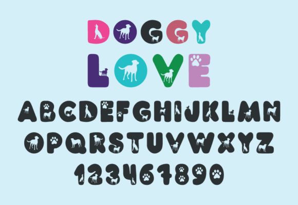 Doggy Love Font - Preview 2