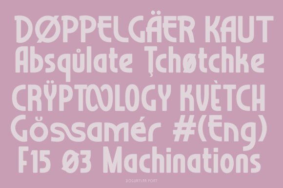 Dogurtlen Font - Preview 3