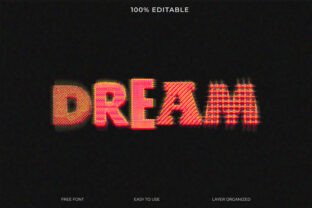 Dream Color 3D Text Style Effect Graphic by Imamul0 · Creative Fabrica