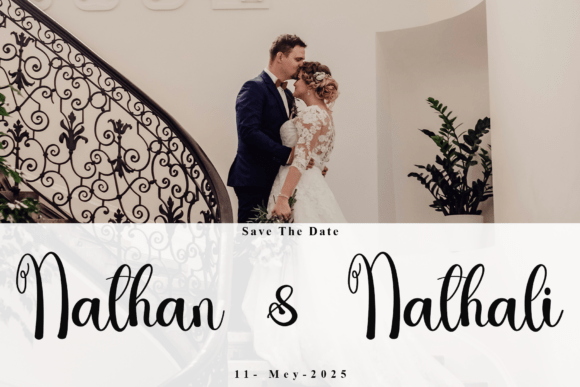 Flower Bouquet Font PNG with transparent background - Preview 3