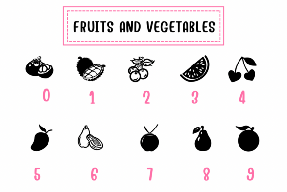 Fruits and Vegetables Font - Preview 3