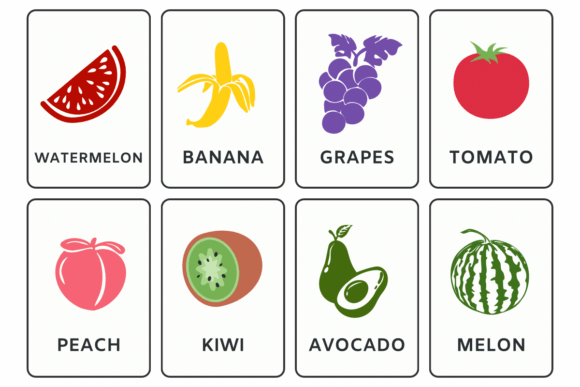 Fruits and Vegetables Font - Preview 4