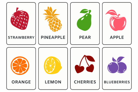 Fruits and Vegetables Font - Preview 5