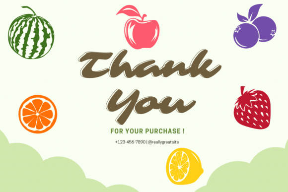 Fruits and Vegetables Font - Preview 6