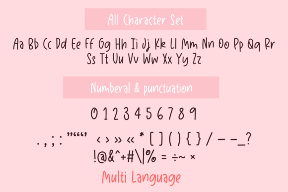 Mellow Notes Font PNG with transparent background - Preview 5