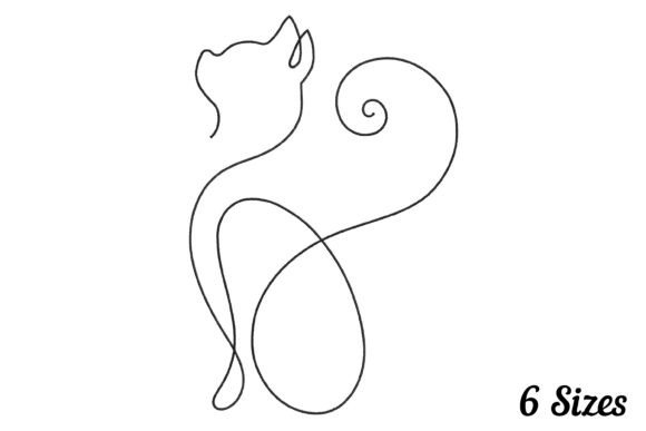 One Line Cat
