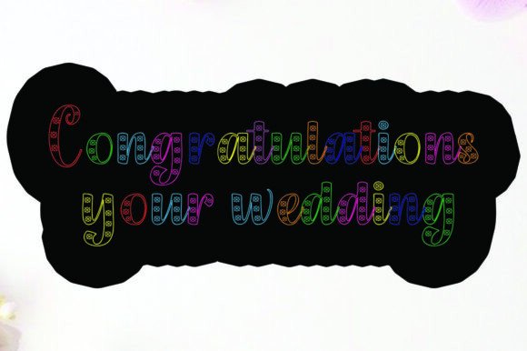 Relgina Script Font PNG with transparent background - Preview 2