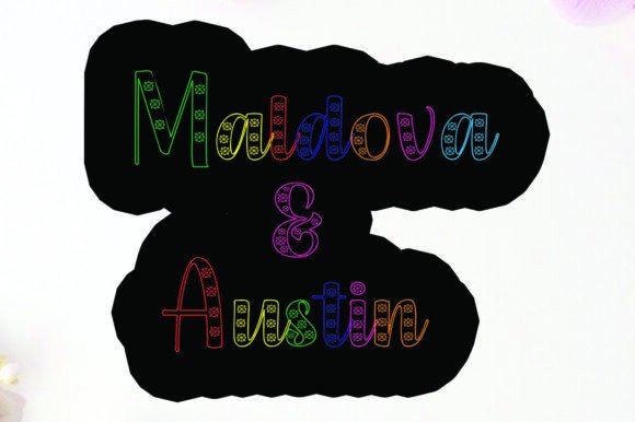 Relgina Script Font PNG with transparent background - Preview 4