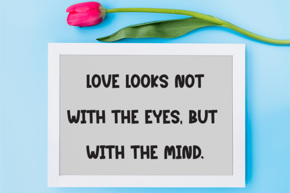 Seamless Flower Font PNG with transparent background - Preview 2