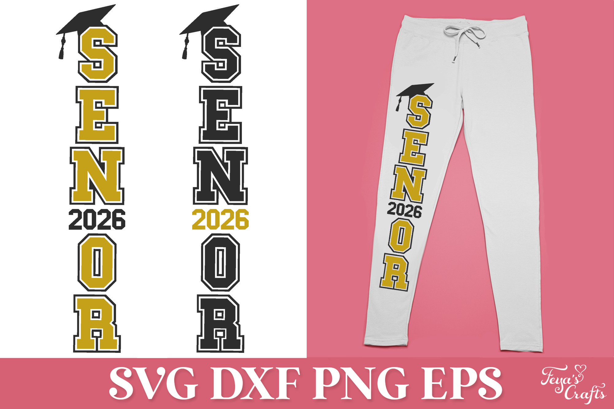 Senior 2026 Vertical SVG Cut File Graphic by Anastasia Feya · Creative ...