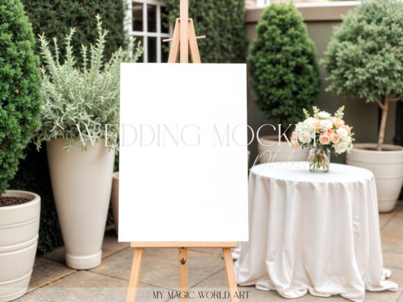 Wedding Mockup Sitting Chart Photoshop Afbeelding Uitnodigingen en Wenskaarten Door MyMagicWorldArt