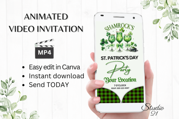 Animated St. Patrick's Day Invitation