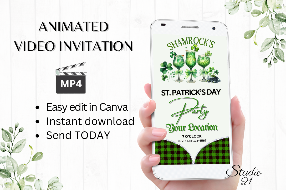 Animated St. Patrick's Day Invitation
