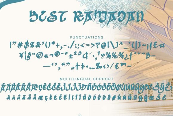 Best Ramadan Font - Preview 6