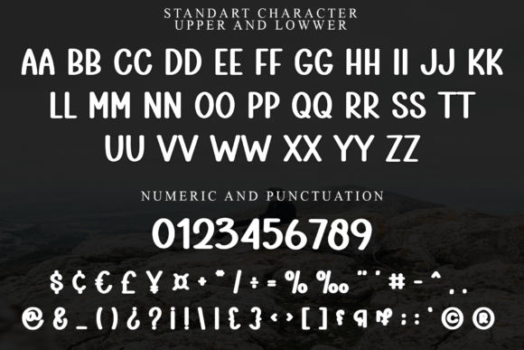 Black Vintage Font - Preview 5