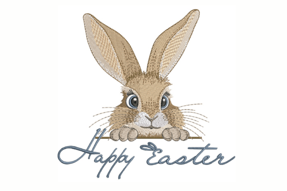 Bunny Machine Embroidery, Easter Bunny