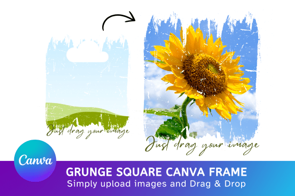 Editable Canva Creative Frame Template Graphic by crazysam · Creative ...