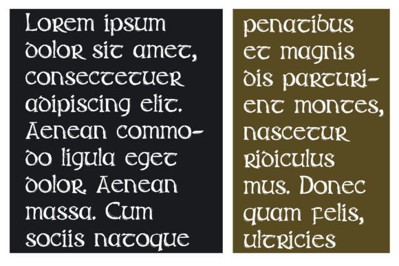 Celtic Stitches Font - Preview 3
