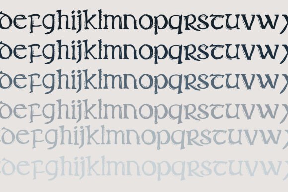 Celtic Stitches Font - Preview 4