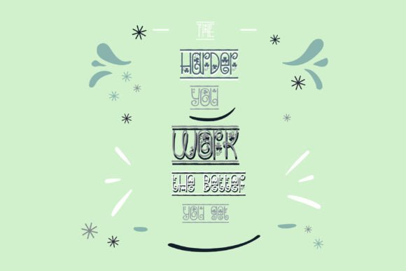 Charm Border Font - Preview 2