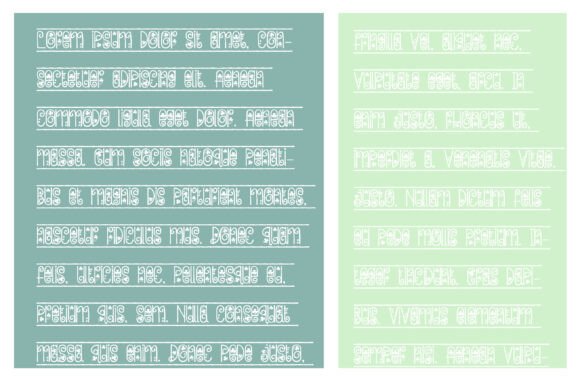 Charm Border Font - Preview 3