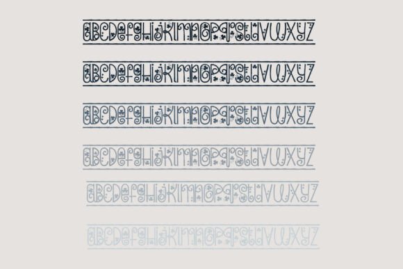 Charm Border Font - Preview 4