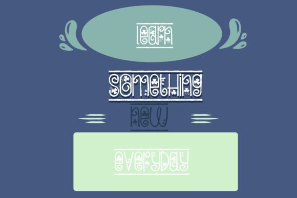 Charm Border Font - Preview 5