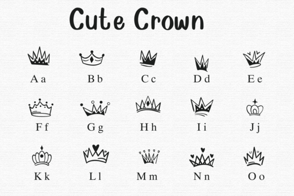 Cute Crown Font - Preview 1