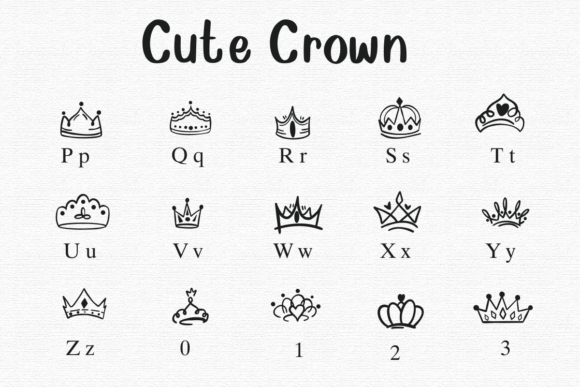 Cute Crown Font - Preview 2