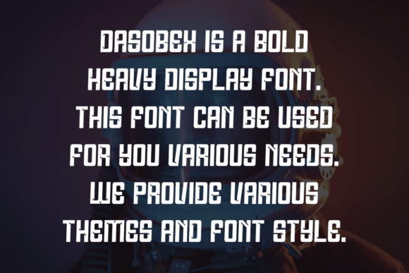 Dasobex Font - Preview 3
