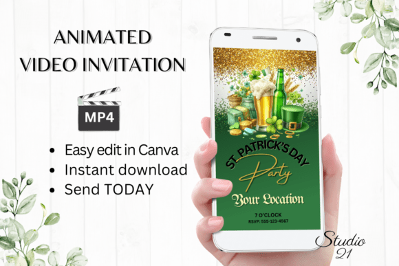 Electronic St. Patrick's Day Invitation